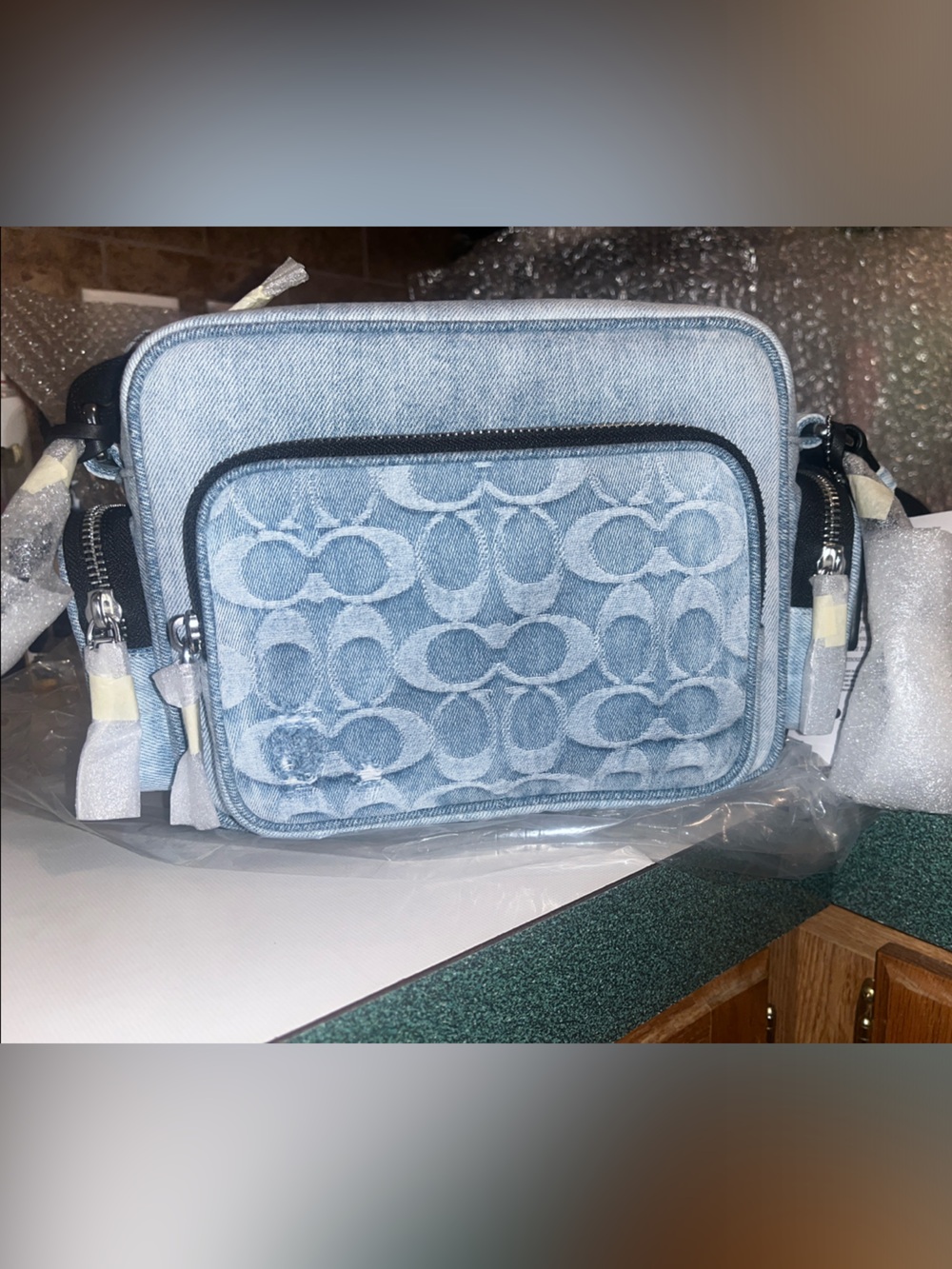 Coach Fletcher Denium crossbody